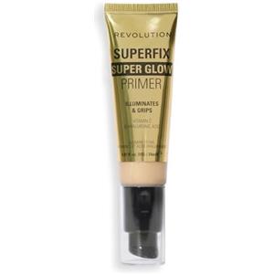 Revolution Beauty London Revolution Superfix Glow Primer - Gel viso fissante, finish radioso, tenuta a lunga durata, vegano e cruelty-free, 24 ml