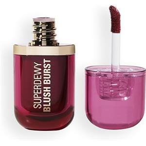 Revolution Beauty London Revolution Superdewy Liquid Blush Burst - Blush liquido coprente buildable per guance, formula siero con peptidi e acido ialuronico, Vegan - Bubblegum Burst Pink - 4,2 ml