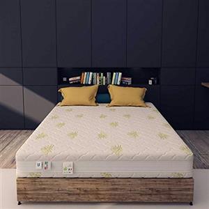 Baldiflex Emporio Materasso Una Piazza e Mezza Memory 2 Strati Monozona 9 + 3 memory 120 x 190 cm - Rivestimento Sfoderabile Aloe Vera Cus. Fiocco Incl.