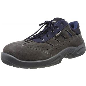 Base Protection Colosseum Scarpa Antinfortunistica, Unisex adulto, Grigio/Blu, Taglie 44