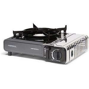 Campingaz Camp'Bistro 3 Fornello a gas | Fornello Campeggio a 1 fuoco | Potenza 2.200 watt | Fornello a gas compatto a cartuccia da esterno con custodia per il trasporto