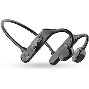 Fiorky Cuffie Bluetooth a Conduzione Ossea Auricolari con Gancio per l'Orecchio a Mani Libere Leggero Comodo da Indossare Cuffie Sportive Impermeabili per Corsa, Ciclismo