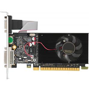 VBESTLIFE GT730 Scheda Grafica da Gioco DVI HDMI VGA a Ventola Singola da 2 GB, 64 Bit, DDR3, 810 MHz, PCI Express 2.0, Scheda Video a Basso Rumore per PC Desktop