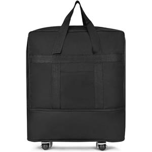 CNYUON Borsone Rotante Con Ruote Borsa da trasporto aereo for valigia da viaggio portatile impermeabile da 45-22 pollici Borse da valigia Oxford pieghevoli espandibili unisex con ruote Per I Viaggi, Il Lavor