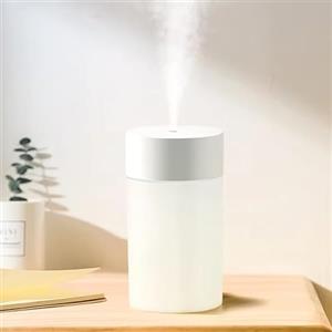 Tudaheuiy Mini Umidificatore Ambiente, 260ml Diffusore per Ambienti a 7 luci LED cambiacolore 30 dB 2 Modalità di Spruzzo, Umidificatore da Scrivania per Auto, Ufficio, Camera