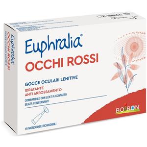 Boiron Euphralia Occhi Rossi - Gocce Oculari Lenitive, 15 Flaconcini Monodose da 0,5 ml