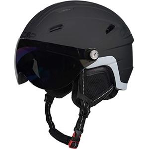 CMP - Casco da sci Wa-2 con visiera, Nero, L