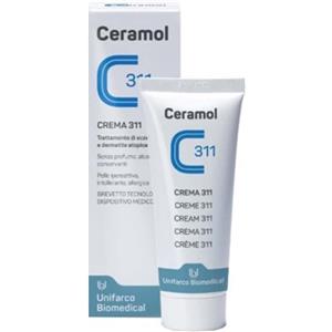 UNIFARCO Ceramol Crema 311 - Dispositivo Medico per Eczemi e Dermatiti, 75ml