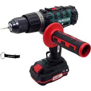 HEADNMORE® Bundle - Parkside® 20V 3in1 Avvitatore a batteria con filo PSBSA 20-Li incluso. Batteria da 2Ah + portachiavi