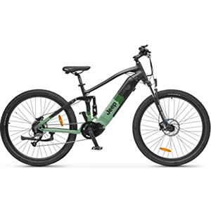 Jeep Hemlock Mountain E-bike, Motore M500 Centrale 250W, Batteria 468W, Fino a 95km, Cambio Shimano 9 Rapporti, Freno Idraulico, Schermo LCD, Ruote 29