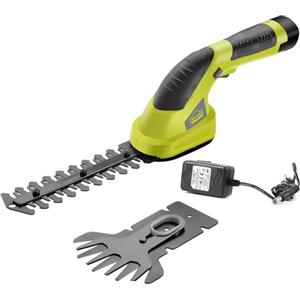 DEWINNER 2 in 1 Forbici/Tagliasiepe a batteria, 7.2 V Cesoie Elettriche, Larghezza di Taglio 100mm,per la coltivazione di arbusti, giardino, erba o prato