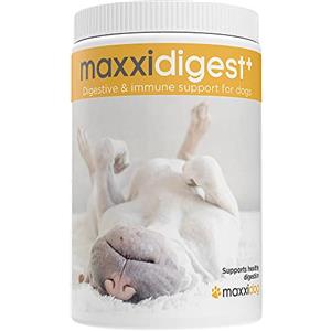 maxxipaws maxxidigest+ Prebiotici e Probiotici per Cani - Integratore per l'Apparato Digerente e il Sistema Immunitario, 375g