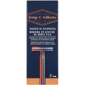 Gillette Rasoio Di Sicurezza Uomo Manico + Lame Di Ricambio Per Rasoio Da Uomo 5 Ricariche