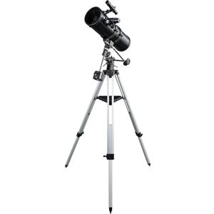 DÖRR Telescopio a specchio DELTA 1000 Newton 114/1000 mm, telescopio per principianti e avanzati, set completo con oculari, treppiede, filtro lunare, per bambini e adulti, telescopio astro