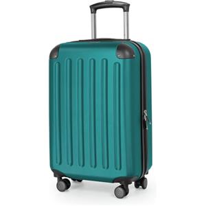 Hauptstadtkoffer - Spree - bagaglio a mano leggero, 55 x 35 x 20 cm, per ogni airline, valigetta rigida, trolley da viaggio, 4 ruote doppie, 2,3 kg, 33 l, verde acqua, Verde acqua, s, Bagaglio a mano