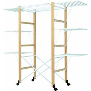 Foppapedretti Ursus Stendibiancheria in Legno, Naturale, per Indumenti