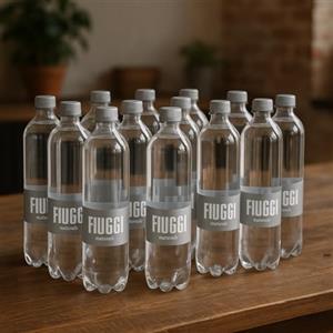 Generico 12 Bottiglie Acqua Minerale Naturale 100cl - Oligominerale in PET per Fiuggi - Idratazione Leggera Quotidiana, Totale 12 Litri