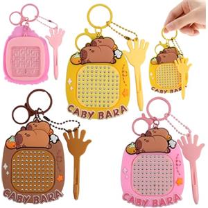 ROTKUSZ 3 Portachiavi Fidget Toys, Giochi Sensoriali, con Tavola da Disegno Magnetico e Mappa del Labirinto, con Penna, Giocattolo Educativo, Giochi Sensoriali per Adulti e Bambini