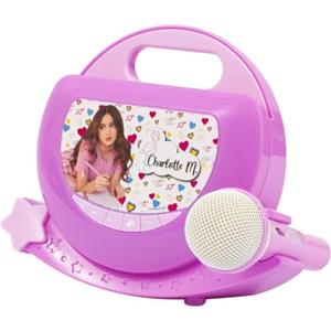 Giochi Preziosi M-Canta Tu, il karaoke portatile che ti permette di cantare con Charlotte, con luci led, Multicolore, CHR04000