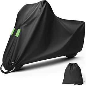 Torven Telo Coprimoto da Esterno, Telo Moto per Esterno Impermeabile, Copri Antigrandine Universale per Scooter Motorino Ciclomotori Motocicletta Stradale Motocross 245 * 105 * 125cm (XXL)