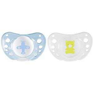 Chicco Succhietto Chicco Physio Air Silicone 2 PZ Azzurro Blu 0-6m