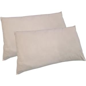 Em.An Srl EMAN Camomilla - Coppia Cuscini Letto Matrimoniale in Fibra di Poliestere, Guanciale Letto Morbido e Denso si Adatta Perfettamente a Peso e Posizione del Sonno, Cuscino per Dormire 43x73