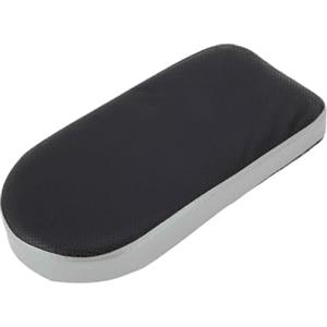 BULLSPANN Seggiolino Bici Posteriore, 30x15cm Sedile Posteriore Bicicletta Cuscino in PU, Impermeabile Ecuscino Cuscino Universale per Bici da Strada Mountain Bici Elettriche, Argento Nero