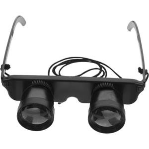 Homoyoyo Occhiali Binocolari Regolabili Leggeri Ingrandimento Hd Senza Mani per Pesca Teatro Tv Birdwatching e Escursioni