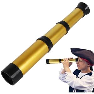 Generico Telescopio Pirata - Cannocchiale Pieghevole Portatile Regolabile Retrò Da 32x4,5x4,5 Cm | Giocattolo Monoculare Retrattile, Design Ergonomico E Leggero, Divertimento Ideale Per L'esplorazione 'avv