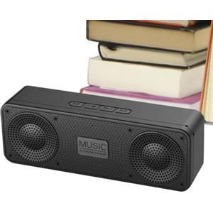 Générique Altoparlante portatile senza fili intelligente senza fili - Amplificatore audio Bass con impermeabilità per campeggio, spiaggia, viaggi, auto, feste, piscina, palestra, all'aperto