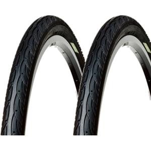 Ecovelo' 2 Copertoni 26x1.95 Pneumatici 50-559 Gomme Slick da Strada Bicicletta Stradale Ibrida 26" Montagna Adulto City Bike