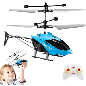 Ziennhu Giocattolo in elicottero volante - Mini aereo telecomandato con sensore | Drone resistente agli urti | Dispositivo di volo modello | Giocattoli per bambini facili da guidare | Regalo tecnologico per i