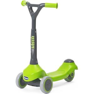 Chicco Monopattino per Bambini My First Scooter, Monopattino Evolutivo per Bambini, Leggero e Facile da Trasportare, Base Anti-Scivolo, 2-4 Anni, 3 Ruote Rivestite in Gomma, Max 20 kg, Idea Regalo