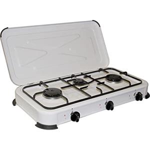 IDEALGAS FORNELLO A GAS A 3 FUOCHI X CUCINA, CAMPEGGIO ECC.