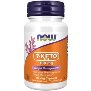 Now Foods 7-KETO DHEA 100 mg 60 Capsule Vegetali