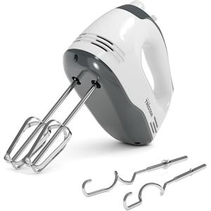 Tristar Miscelatore manuale, 5 Velocità Regolabili, 200W, Design Ergonomico, Accessori in Acciaio Inox, Parti Lavabili in Lavastoviglie, Senza BPA, Con Pulsante di Espulsione, Compatto, MX-4203