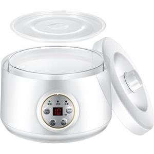 Cammeciso Yogurtiera,Macchina per Lo Yogurt,Probiotic Yogurt Maker,Macchina per Yogurt Completamente,Macchina per Yogurt da Casa,Macchinario per Yogurt in Plastica,con Rivestimento in Vetro