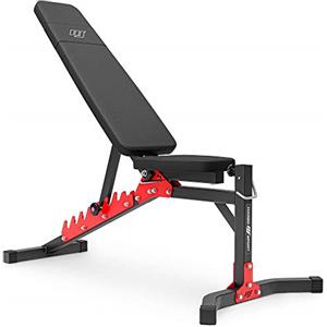 Marbo Sport Panca Pesi Regolabile MH-L115 - Struttura Robusta, Seduta e Schienale Regolabili, 9 Posizioni