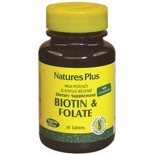 Nature's Bounty - Biotina Con Acido Folico 30 Tavolette