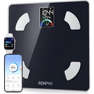 RENPHO Bilancia Pesapersone, Bilancia Impedenziometrica con Grande Display VA, Bilancia Digitale da Bagno Intelligente Bluetooth BMI, 13 Analizzatori Della Composizione Corporea