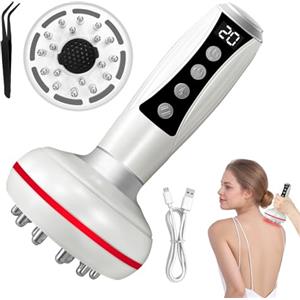 Funthy Massaggiatore AntiCellulite 9 Livelli Dispositivo di Gua Sha per uso domestico Anti Cellulite Potente Dispositivo Massaggiatore Ventosa Elettrico Anti Cellulità Scultura