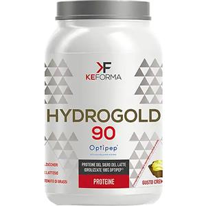 Keforma Hydro Gold 90 - Integratore Proteico al Cioccolato, 900g con Proteine Idrolizzate Optipep®