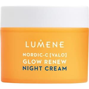 Lumene Nordic-C [VALO] Crema da Notte Illuminante 50 ml - Idratante con Mirtilli Selvatici, Lampone Artico e Vitamina C