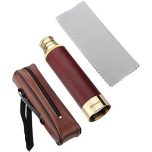 SMTYXS 25x30 Telescopio Monoculare Ottica Cannocchiale Ottone Nautico Marittimo Da Campeggio All'aperto