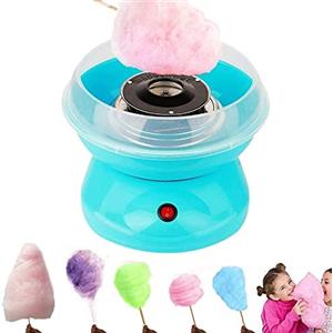 HUOLE Macchina per Zucchero Filato, Rofessionale Cotone Zucchero Zucchero Filato Maker Machine Partito della casa di Bambini Dolci Regalo per la casa Macchina, Candy Floss Machine (Blu)