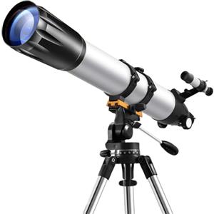 Hondony Telescopio, telescopi per adulti astronomia professionale, apertura 90 mm 900 mm rifrattore telescopio per bambini e principianti, telescopi astronomici per l'osservazione della luna e del pianeta