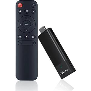 Fesjoy Lettore multimediale in Streaming,TV STI per Android 10.0 Smart TV Box Streaming Media Player Streaming STI Supporto 4K HDR con Telecomando (1 GB RAM + 8 GB Rom)