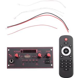 Cetfuro Scheda Amplificatore 2 X 10 W Scheda di Decodifica Bluetooth Mp3 Carrello Lettore Audio Accessori per Moduli Bluetooth per Auto,A