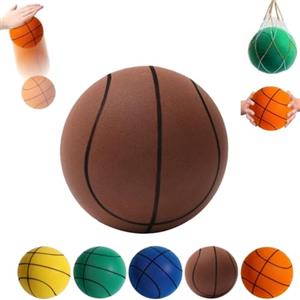 Generico Basket Silenzioso Taglia 3/5/7, Pallacanestro Silenzioso, Palla Da Basket Silenziosa Ad Alto Rimbalzo, Pallone Pallacanestro Schiuma Ad Alta Densità Non Rivestito, Morbido Leggero, Facile Da Impugnare