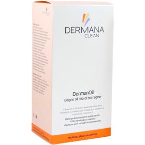 NOREVA DermanOil 200 ml - Olio da Bagno Idratante per Pelle Sensibile e Secca
